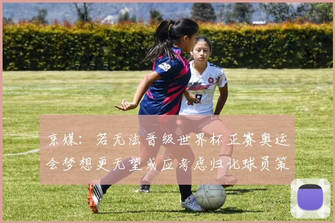 京媒：若无法晋级世界杯正赛奥运会梦想更无望或应考虑归化球员策略